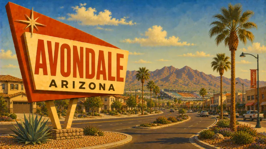 Avondale, Arizona city scenery