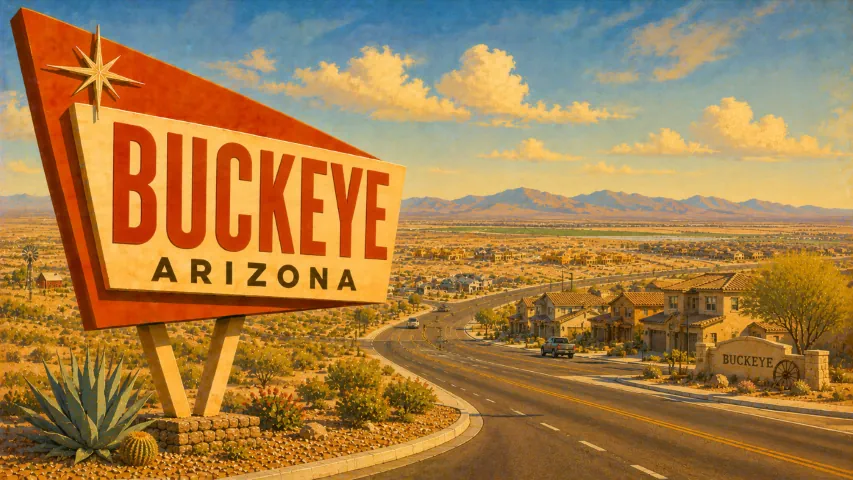 Buckeye, Arizona city scenery