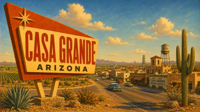 Casa Grande, Arizona city scenery