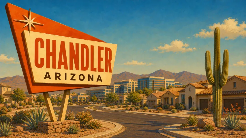 Chandler, Arizona city scenery