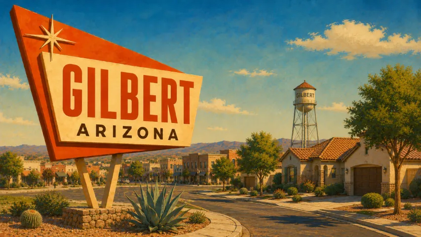 Gilbert, Arizona city scenery