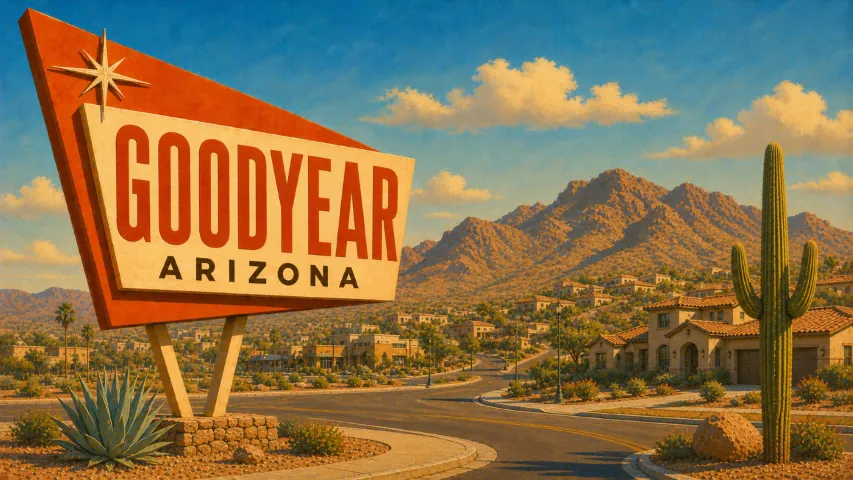 Goodyear, Arizona city scenery
