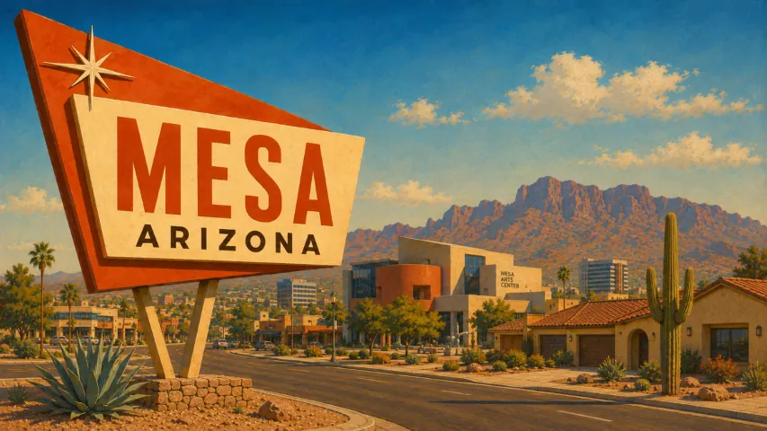 Mesa, Arizona city scenery