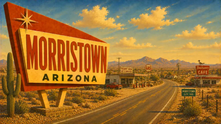 Morristown, Arizona city scenery