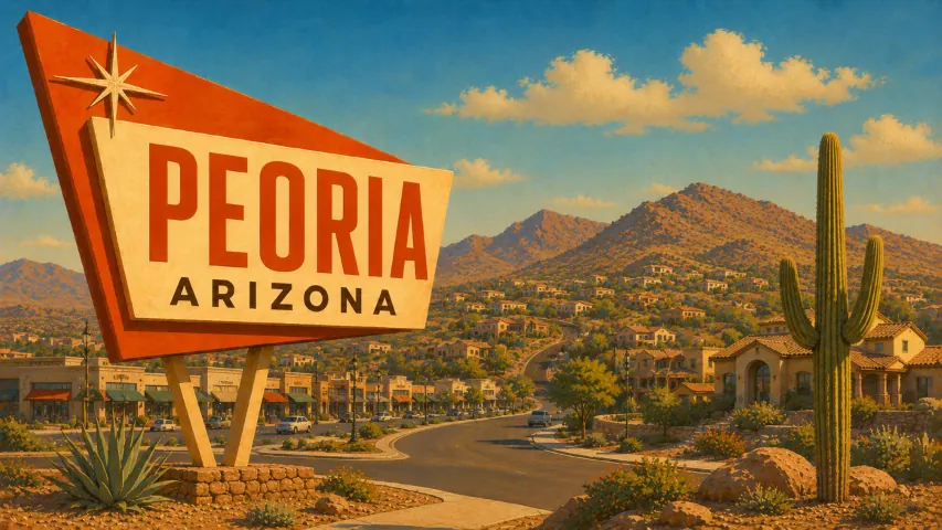 Peoria, Arizona city scenery