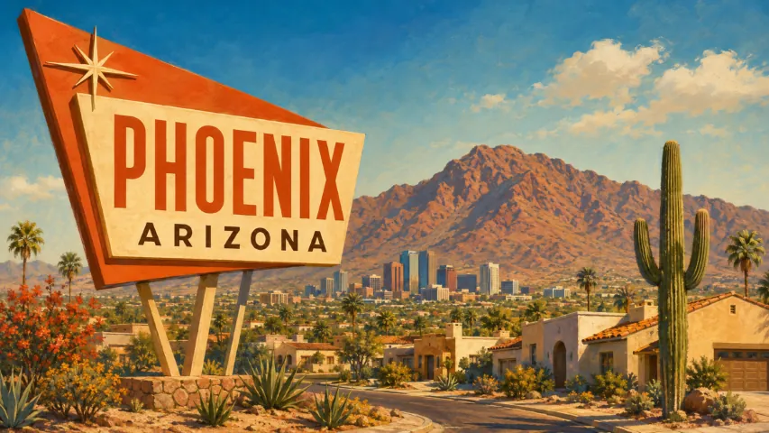 Phoenix, Arizona city scenery
