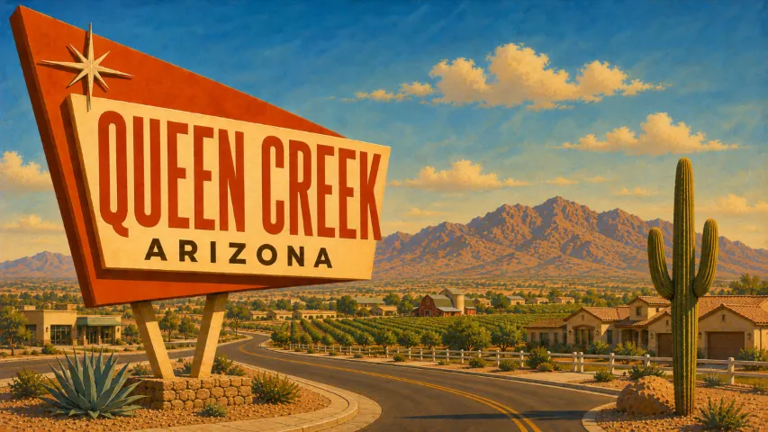 Queen Creek, Arizona city scenery