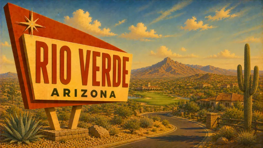 Rio Verde, Arizona city scenery