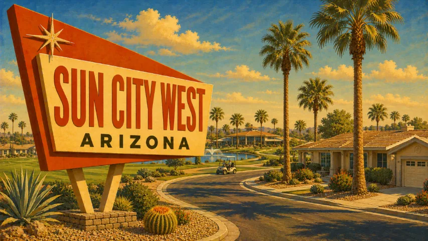 Sun City West, Arizona city scenery