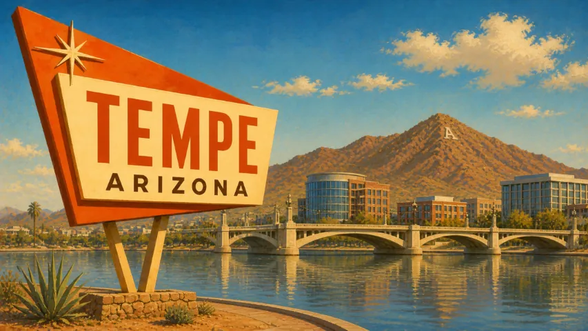 Tempe, Arizona city scenery