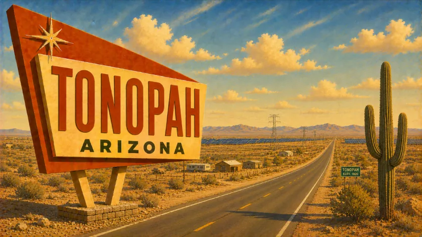 Tonopah, Arizona city scenery