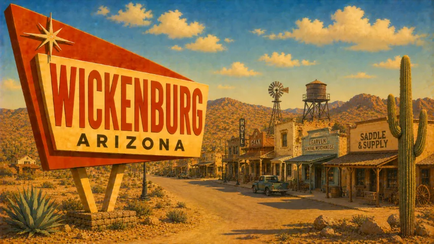 Wickenburg, Arizona city scenery