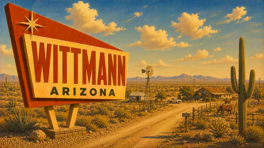 Wittmann, Arizona city scenery