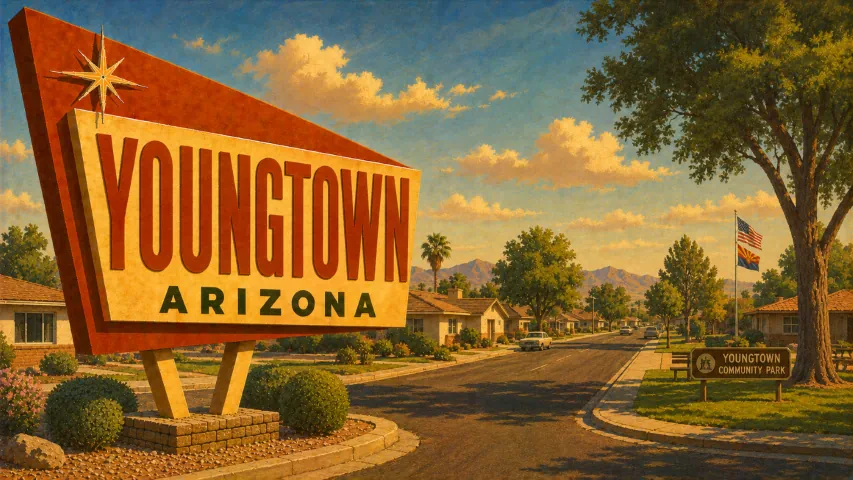 Youngtown, Arizona city scenery