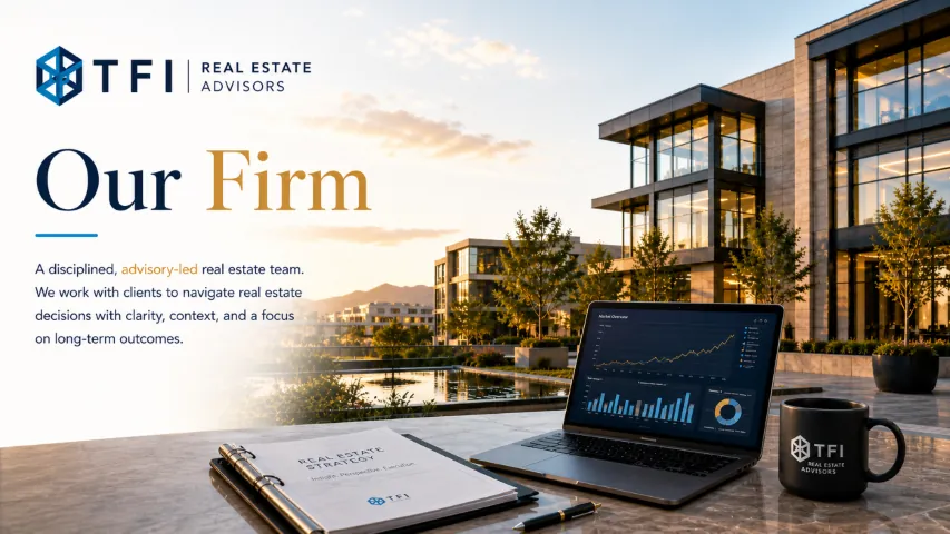 Greater Phoenix Area real estate advisory meeting representing TFI's principal-led firm
