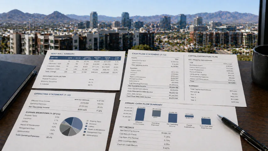 Multifamily operating statements and valuation analysis