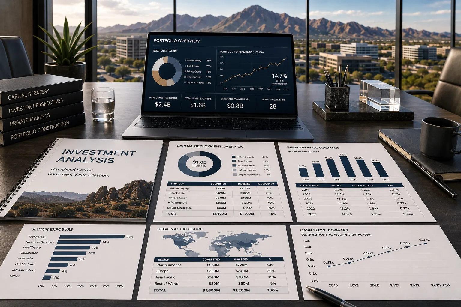 Real estate investors reviewing property and portfolio decisions