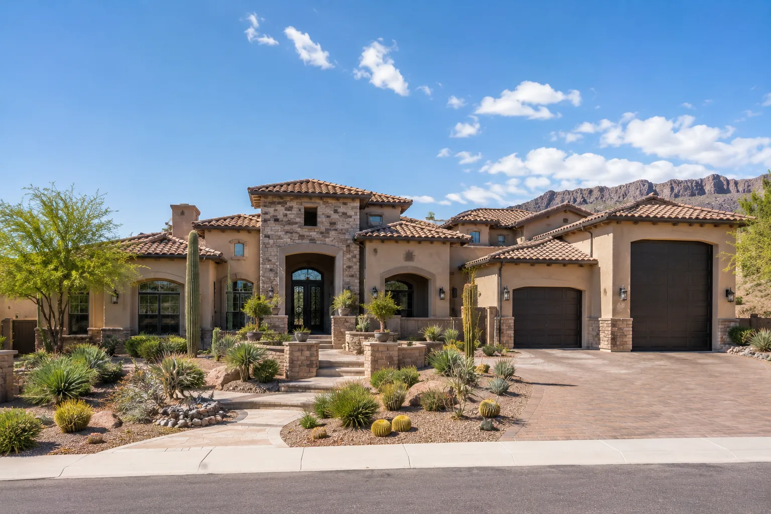 Luxury Arizona home representing residential real estate services
