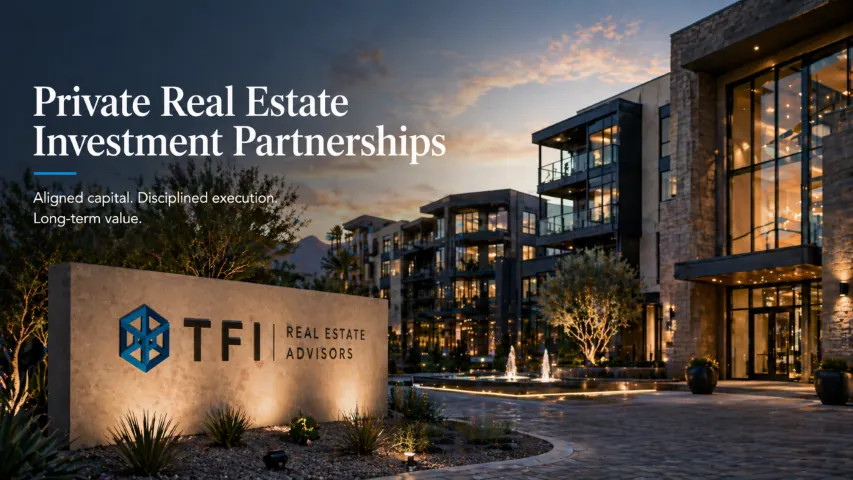 Private real estate investment partnership discussion involving property strategy, sponsor alignment, and investor capital