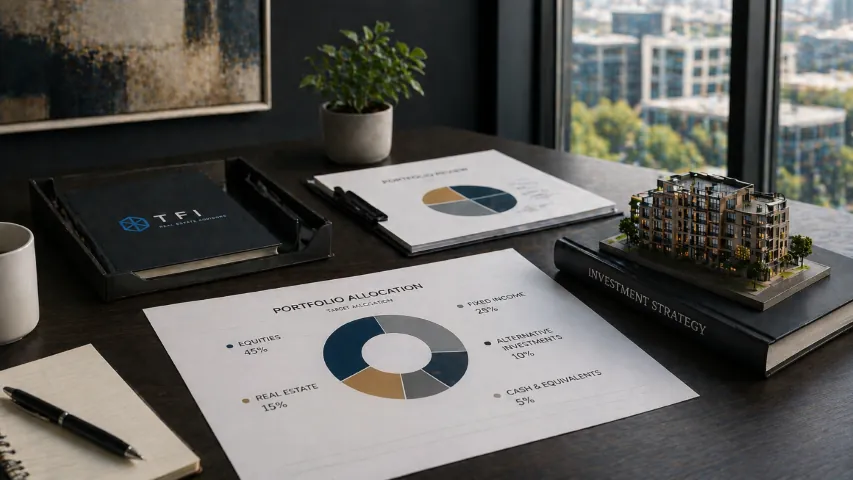 Direct real estate portfolio review comparing properties, debt, cash flow, liquidity, and long-term objectives