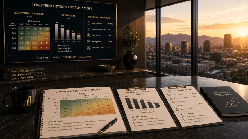 Investment underwriting evaluated within long-term portfolio objectives, liquidity, and capital pacing
