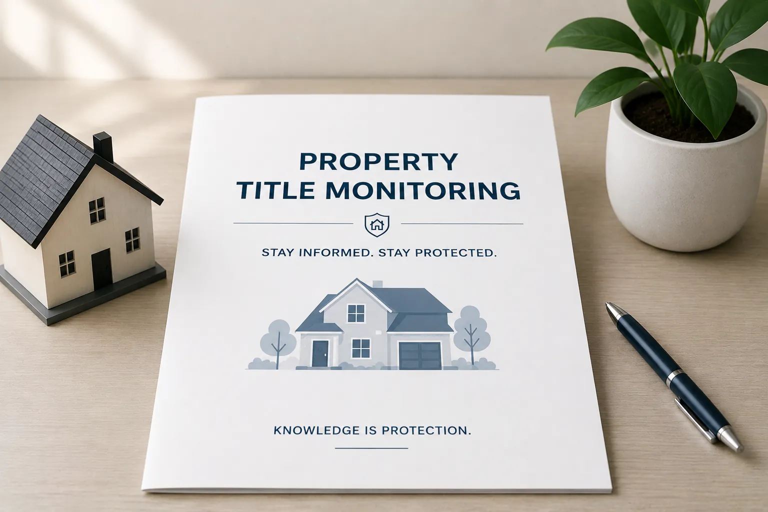 Arizona homeowner receiving a county property-recording alert