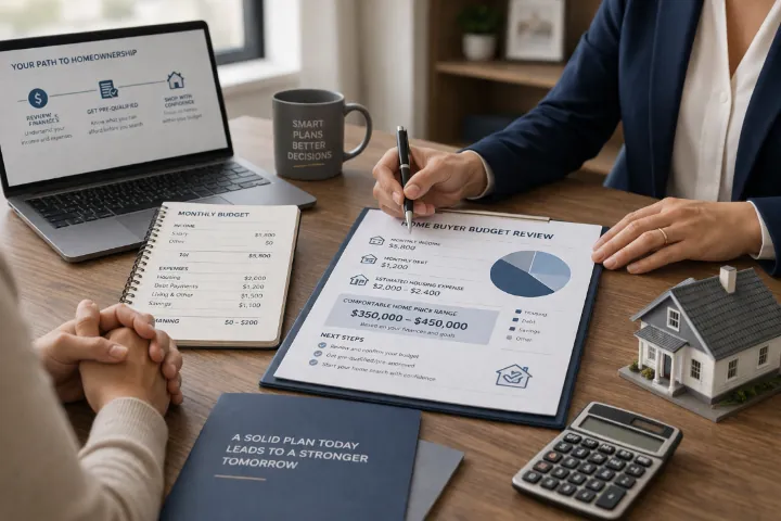 Home buyer setting a realistic mortgage and ownership budget before searching in the Greater Phoenix Area