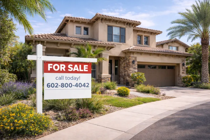 Phoenix home listed for sale with broker-led seller representation
