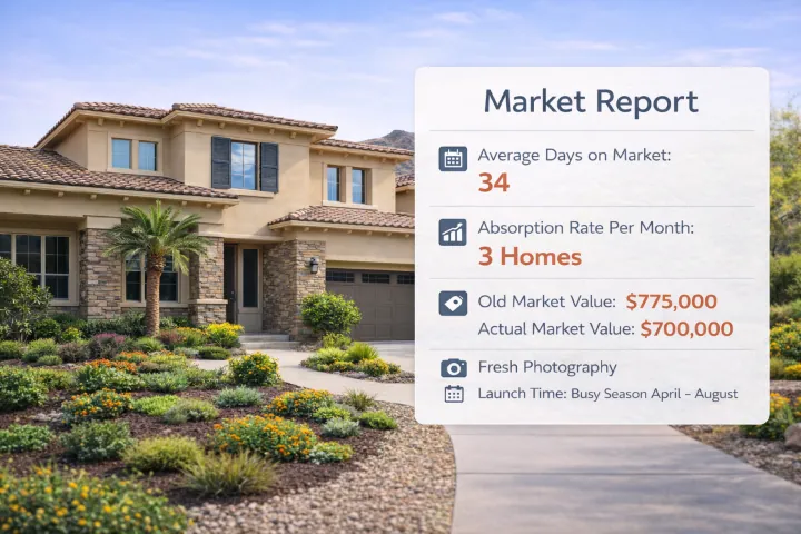Southwestern home reviewed with updated Greater Phoenix Area market and pricing data