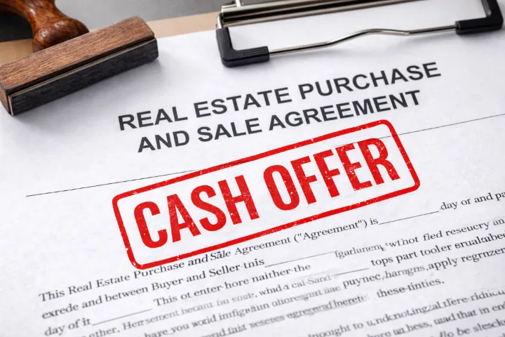 Greater Phoenix Area homeowner reviewing a direct cash offer for a property