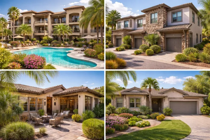 Low-maintenance Arizona winter residence in a managed community