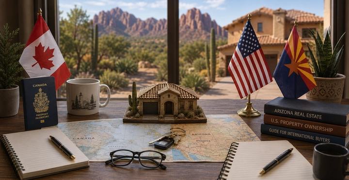 Canadian buyers reviewing Arizona seasonal-home ownership and maintenance requirements