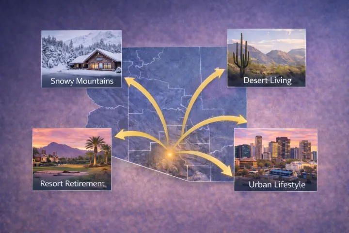 Comparing urban, suburban, foothill, and master-planned living environments across the Greater Phoenix Area