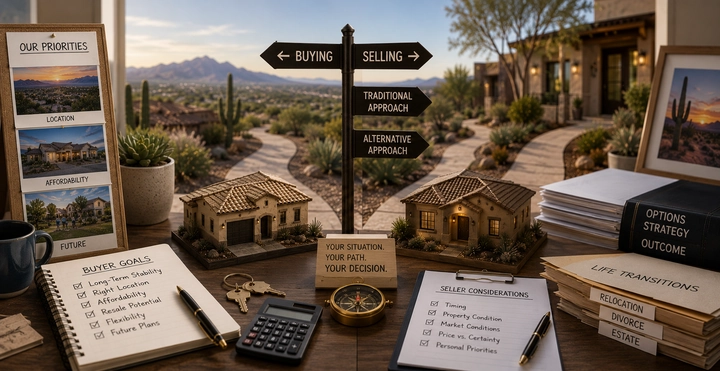 Choosing a residential buying selling relocation or property ownership strategy