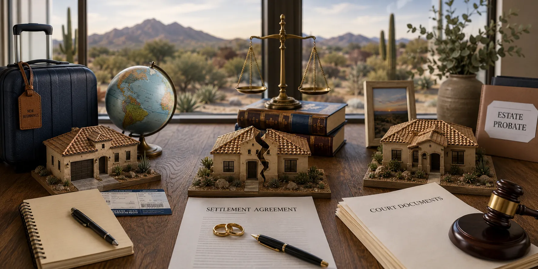 Residential real estate planning during relocation divorce probate and family transitions