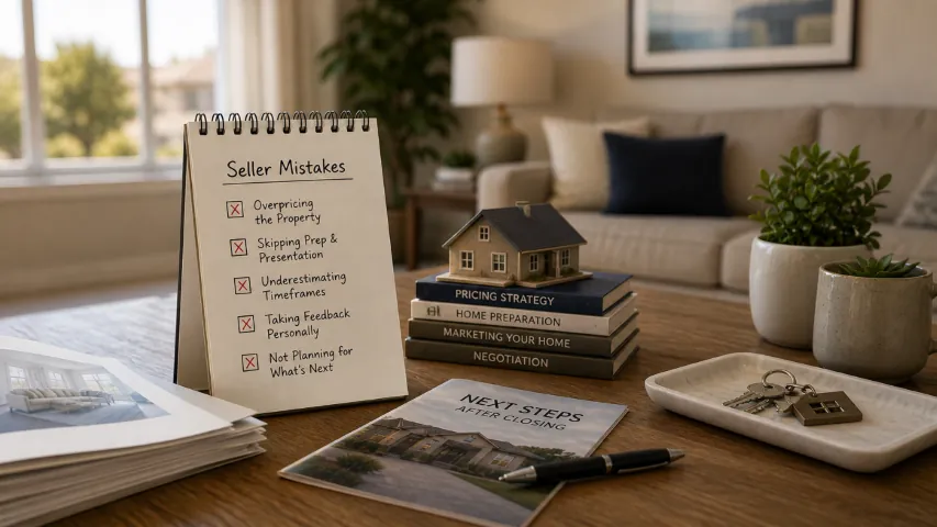 Seller reviewing common pricing, disclosure, preparation, and negotiation mistakes